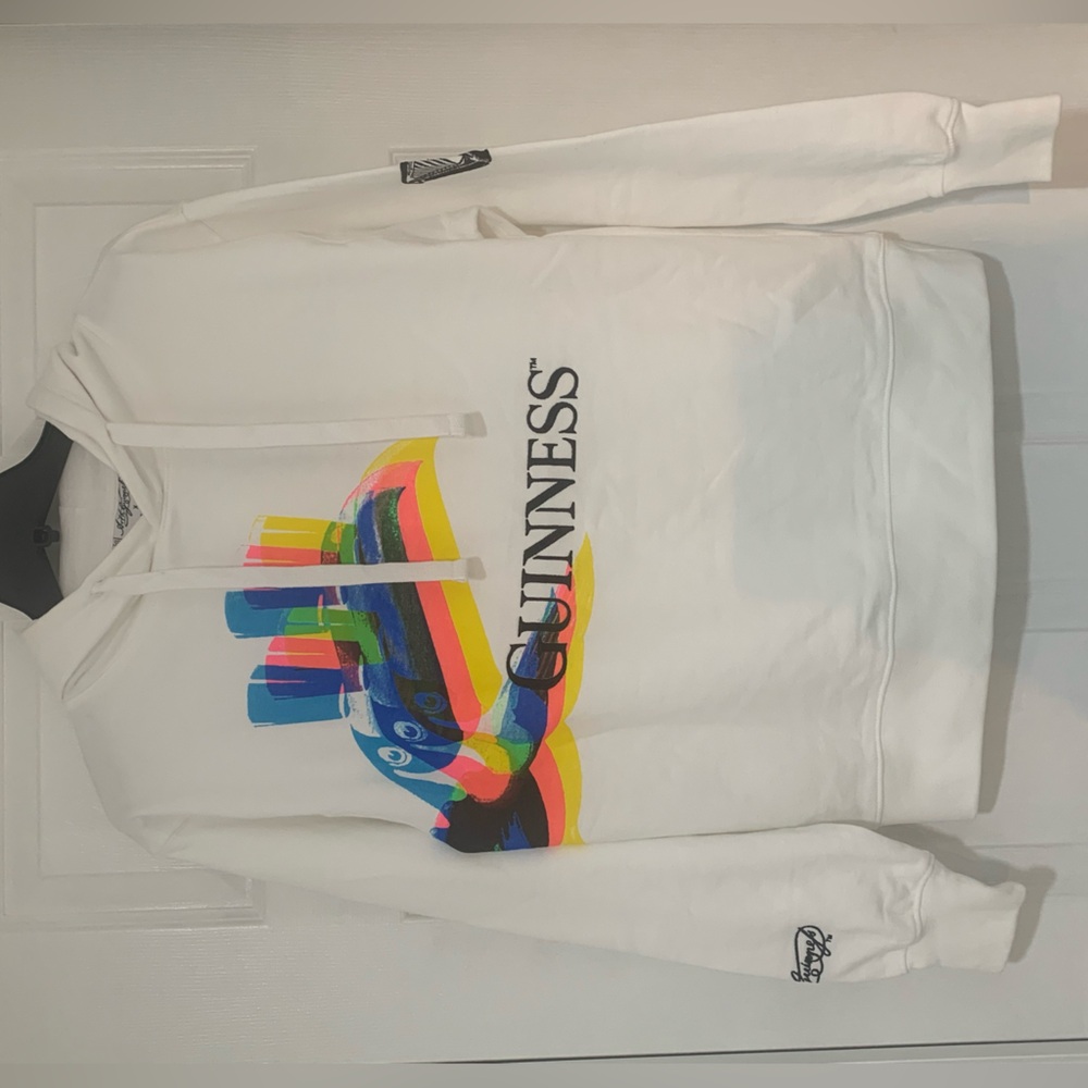*Sold* Guinness X Aches Exclusive White Toucan Hoodie Small New